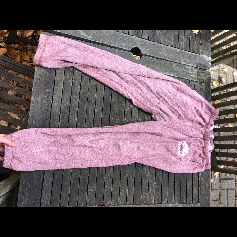 Roots track pants